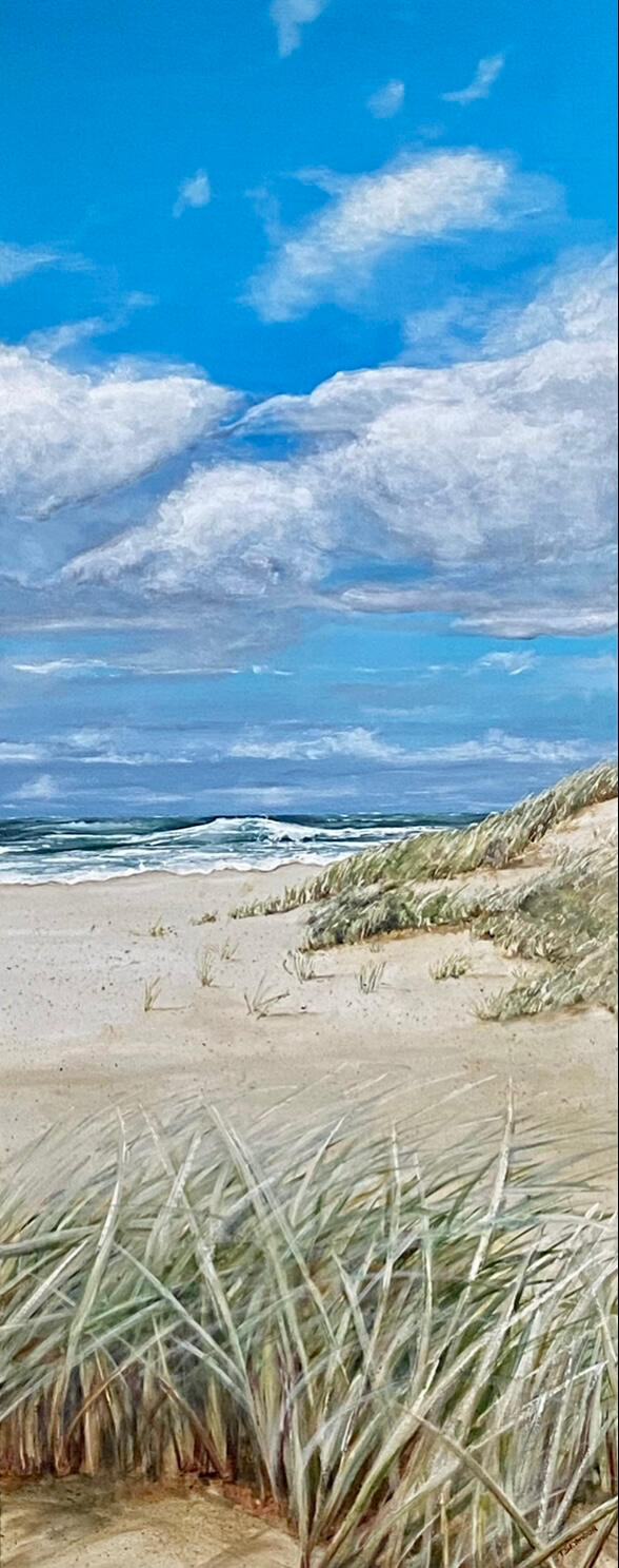 "BEHIND THE DUNES" [60.9 x 152.4 x 3.7cm]